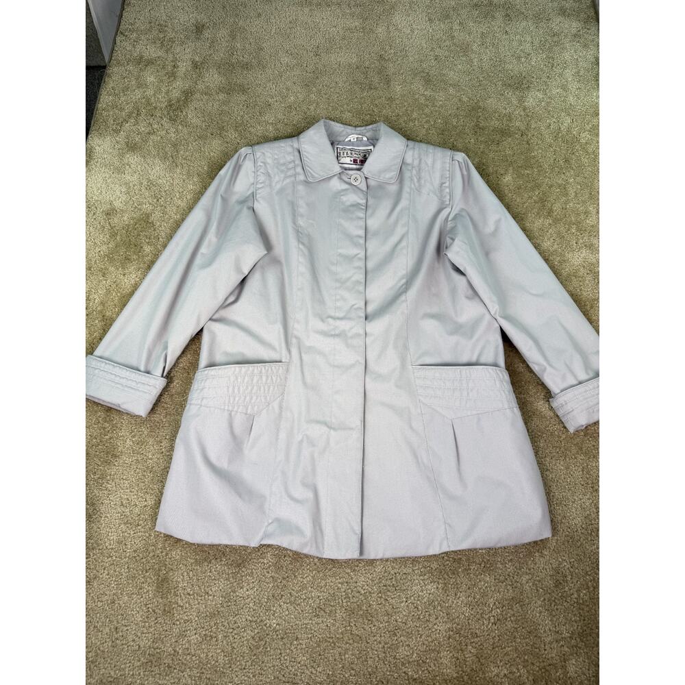 Trendz Vintage Coat Jacket Hidden Buttons Size 12 Womens Quiet Luxury Miss